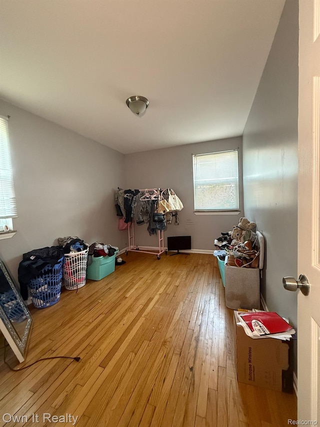 16595 Griggs St, Detroit, MI 48221 - miscellaneous room with wood-type flooring