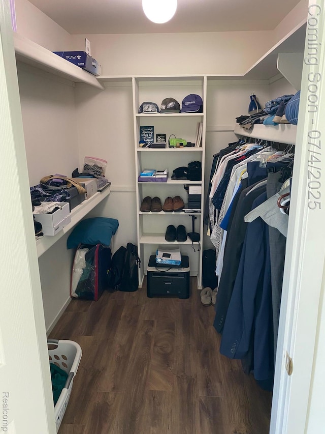 1093 Lake Park Cir Unit 6, Grand Blanc, MI 48439 - spacious closet with wood finished floors