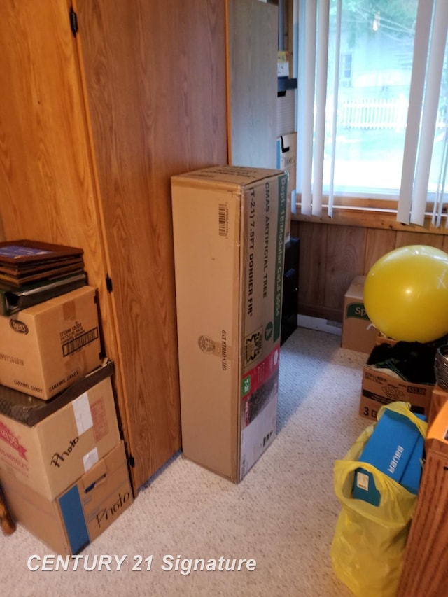 324 Pine St, Clio, MI 48420 - below grade area with carpet