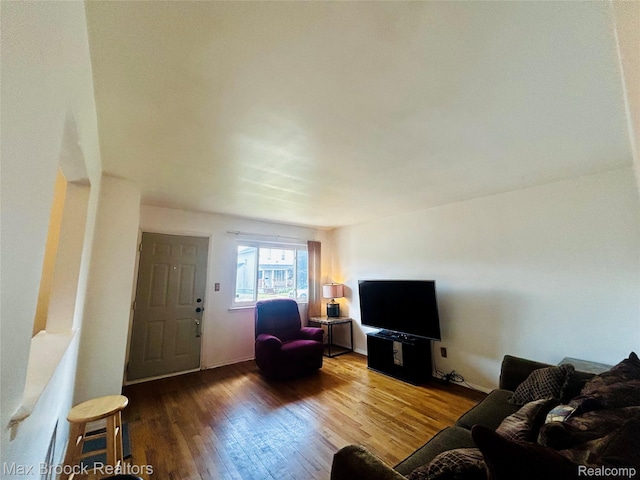 3948 10th St, Ecorse, MI 48229 - living room featuring wood finished floors