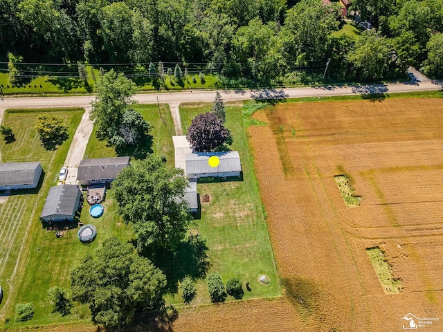 12388 N Suder Rd, La Salle, MI 48145 - aerial view