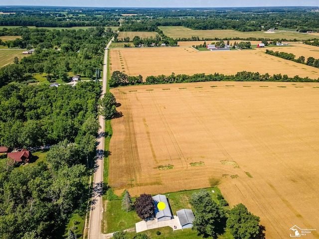12388 N Suder Rd, La Salle, MI 48145 - overview of rural landscape with large plots for crops