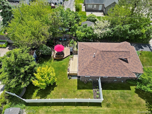 30 Beebe St, Lake Orion, MI 48362 - aerial view of property and surrounding area