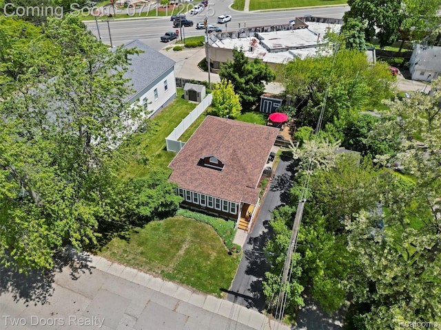 30 Beebe St, Lake Orion, MI 48362 - view from above of property