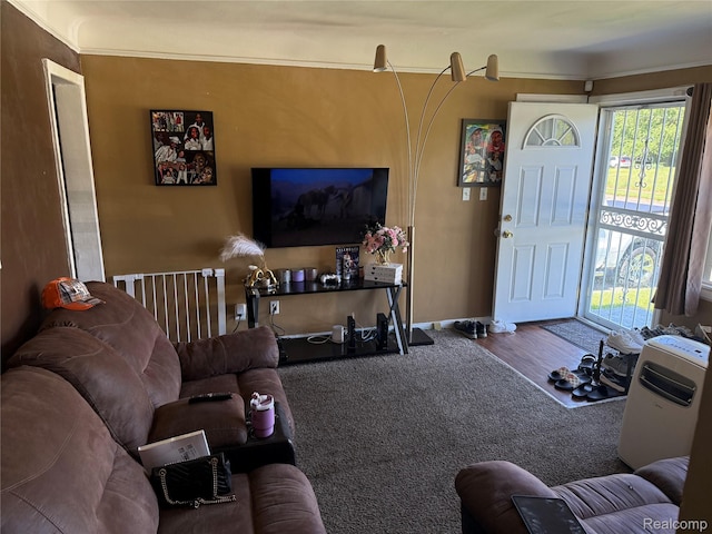 19361 Lindsay St, Detroit, MI 48235 - living room featuring carpet