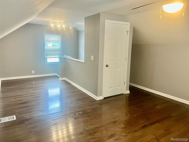 1992 Griffith Ave, Berkley, MI 48072 - bonus room with lofted ceiling, dark wood-type flooring, and a ceiling fan