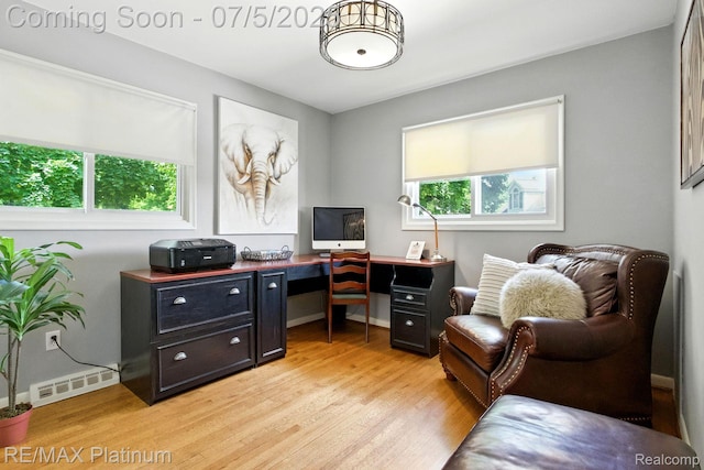 11634 Spicer Dr, Plymouth, MI 48170 - office space featuring plenty of natural light and light wood-type flooring