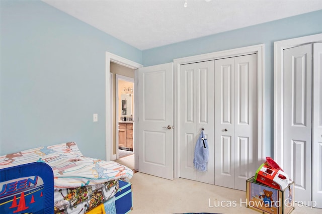 1003 Kusterer Dr NW, Grand Rapids, MI 49534 - bedroom featuring light carpet and a closet