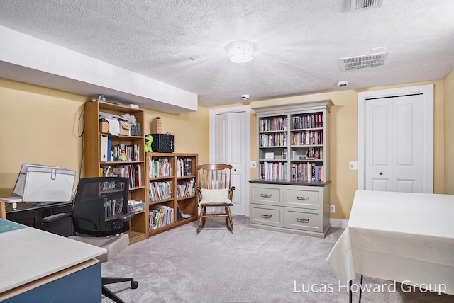 1003 Kusterer Dr NW, Grand Rapids, MI 49534 - office area with light colored carpet and a textured ceiling