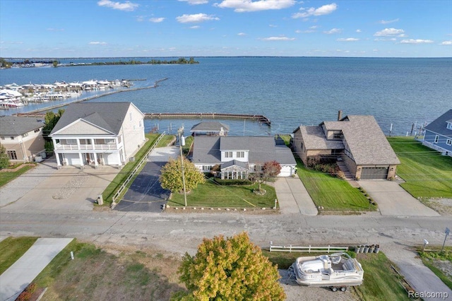 32241 N River Rd, Harrison Township, MI 48045 - drone / aerial view of a large body of water