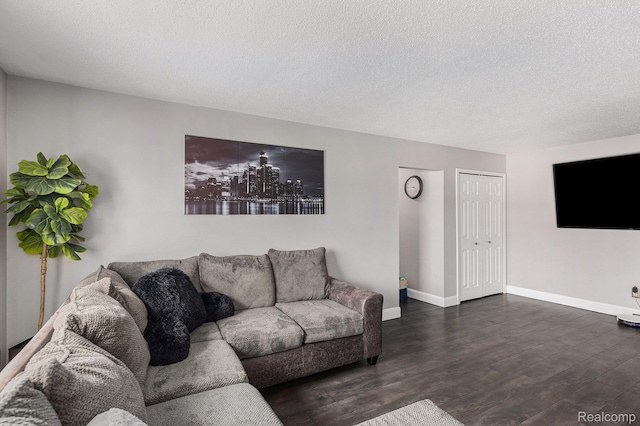 8150 24 Mile Rd, Shelby Twp, MI 48316 - living room with wood finished floors and a textured ceiling