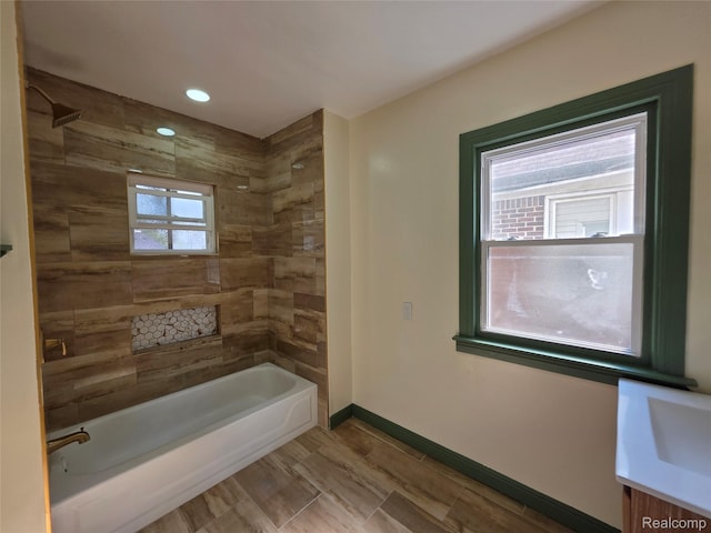 2681 Burlingame St, Detroit, MI 48206 - full bathroom with tub / shower combination and vanity