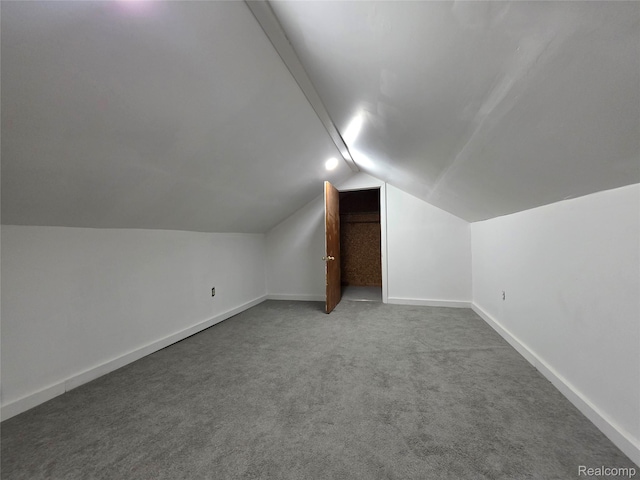 2681 Burlingame St, Detroit, MI 48206 - additional living space with carpet floors and lofted ceiling