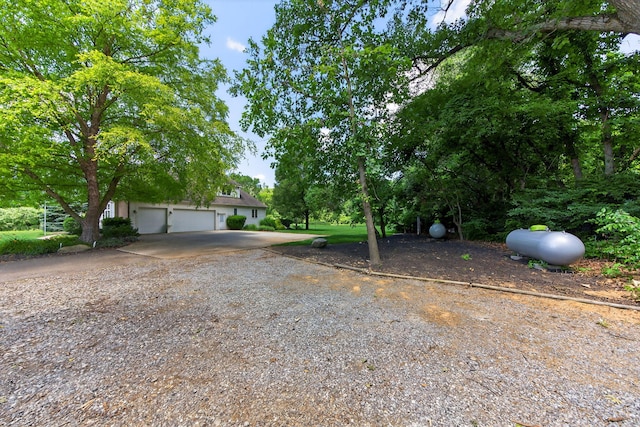 29750 Edwards Way, Niles, MI 49120 - view of property hidden behind natural elements featuring a garage and concrete driveway