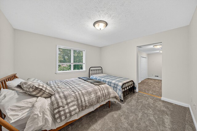 29750 Edwards Way, Niles, MI 49120 - bedroom with carpet and a textured ceiling