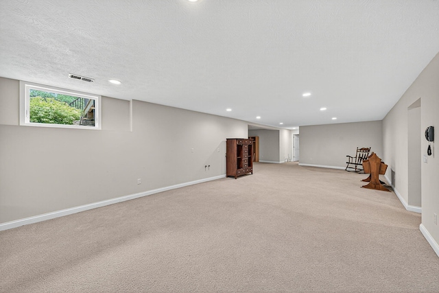 29750 Edwards Way, Niles, MI 49120 - below grade area featuring light colored carpet and recessed lighting