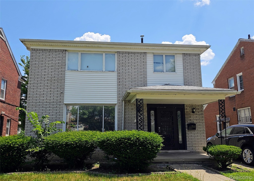18410 Marlowe St, Detroit, MI 48235 - view of front of property featuring brick siding