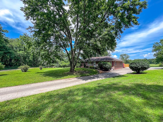 2314 Hand Rd, Niles, MI 49120 - view of front of home with asphalt driveway and a front lawn