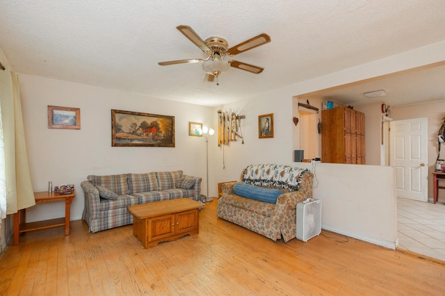 2314 Hand Rd, Niles, MI 49120 - living room with light wood-type flooring and a ceiling fan