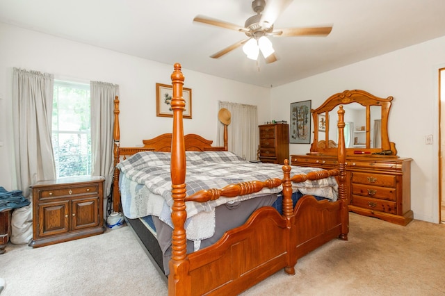 2314 Hand Rd, Niles, MI 49120 - bedroom featuring carpet flooring and a ceiling fan