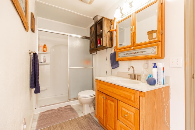 2314 Hand Rd, Niles, MI 49120 - full bathroom featuring a shower stall and vanity
