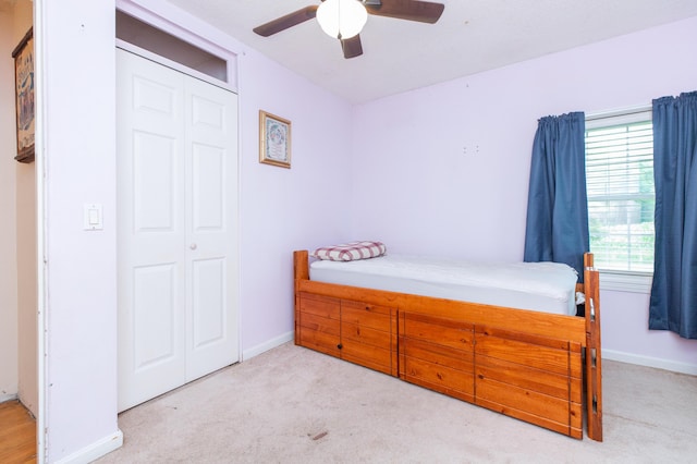 2314 Hand Rd, Niles, MI 49120 - bedroom featuring carpet flooring and ceiling fan