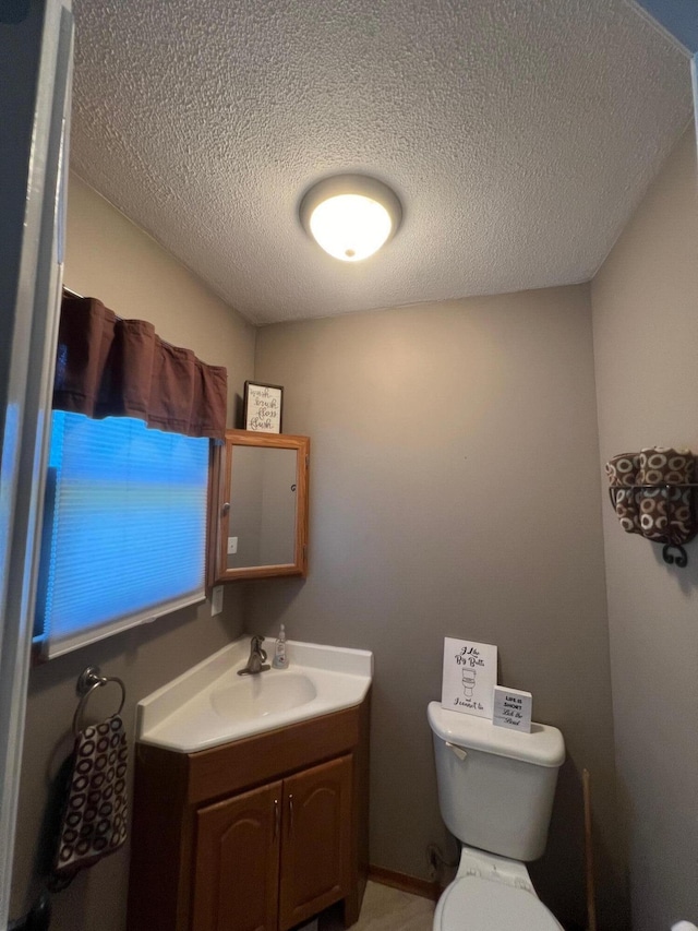 7220 W 64th St, Fremont, MI 49412 - bathroom with vanity and a textured ceiling