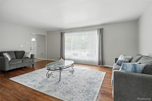 22679 Bell Brook St, Southfield, MI 48034 - living room with wood finished floors
