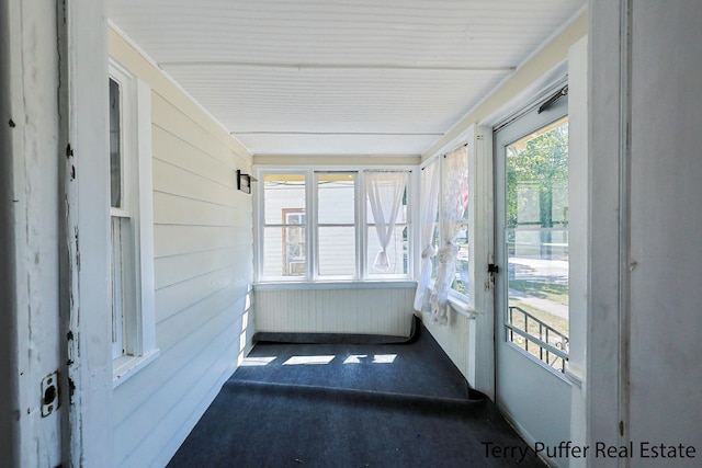 594 Oak Ave, Muskegon, MI 49442 - view of unfurnished sunroom