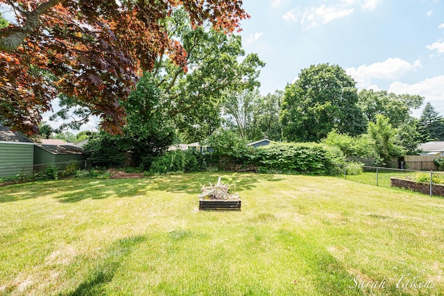 226 Elwell St SW, Grand Rapids, MI 49548 - view of yard featuring a vegetable garden