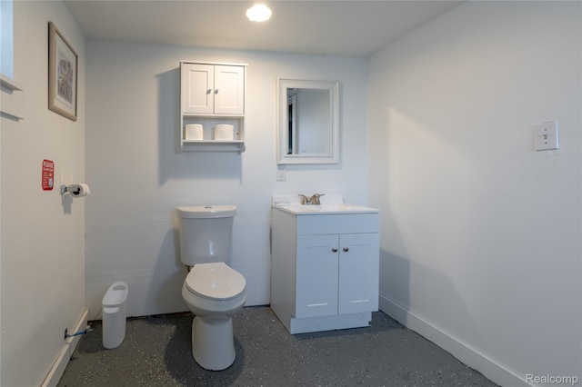 2547 Sheridan St, Detroit, MI 48214 - half bathroom with toilet and vanity
