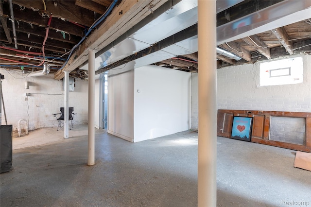 2547 Sheridan St, Detroit, MI 48214 - below grade area featuring electric panel