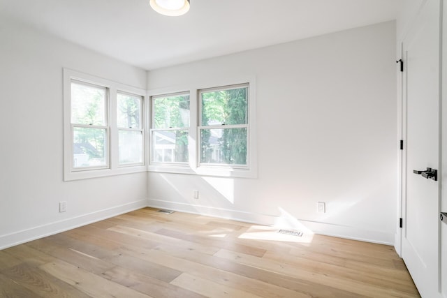 4046 Hillside Trl, New Buffalo, MI 49117 - spare room featuring light wood-type flooring
