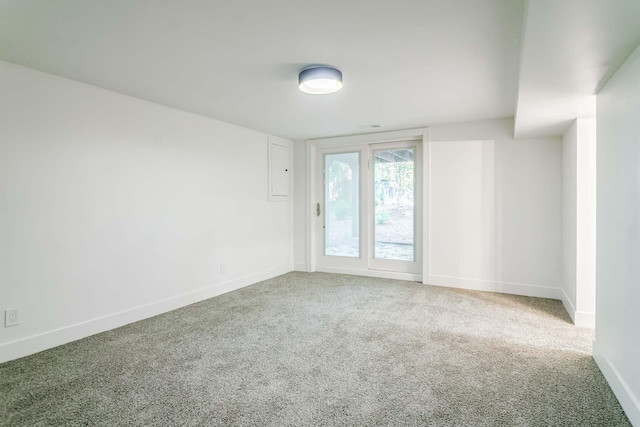 4046 Hillside Trl, New Buffalo, MI 49117 - spare room featuring carpet and electric panel