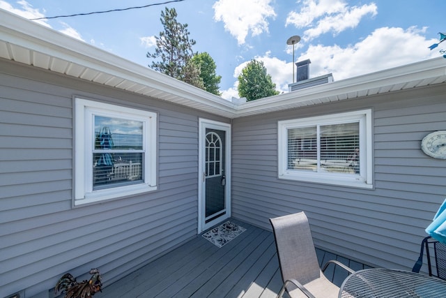 19336 E Chippewa Dr, Chippewa Lake, MI 49320 - view of deck