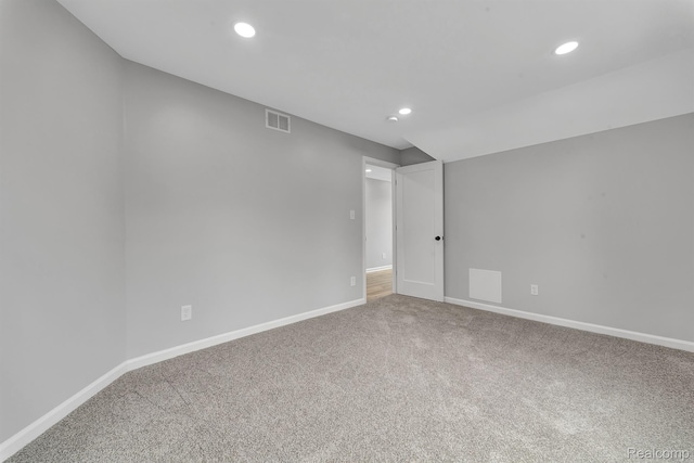 5291 Devonshire Rd, Detroit, MI 48224 - carpeted spare room featuring recessed lighting and baseboards