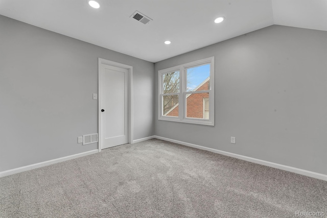 5291 Devonshire Rd, Detroit, MI 48224 - carpeted spare room with recessed lighting and baseboards