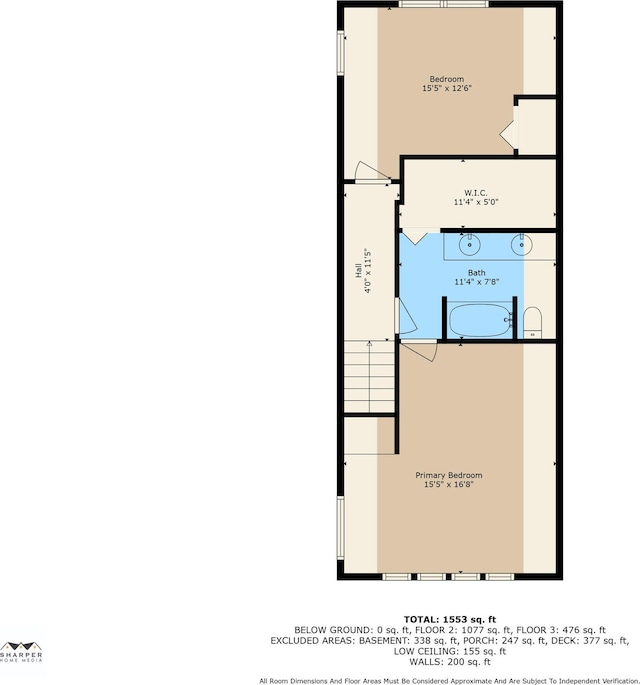 210 W Grove Ave, Michigan Center, MI 49254 - view of room layout