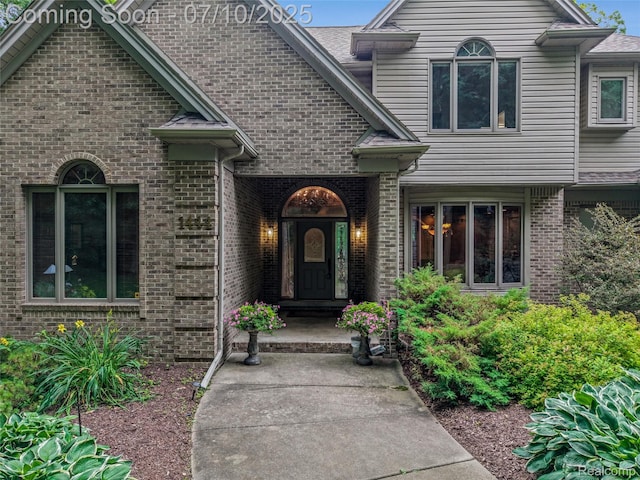 1444 W Clarkston Rd, Lake Orion, MI 48362 - view of front of property featuring brick siding
