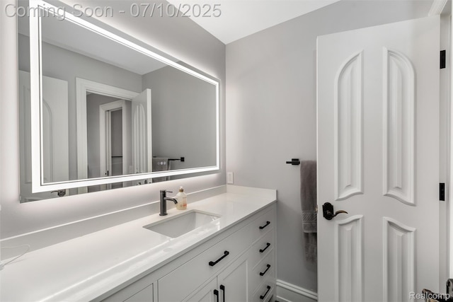 1444 W Clarkston Rd, Lake Orion, MI 48362 - bathroom featuring vanity