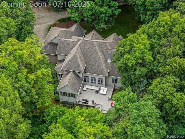 1444 W Clarkston Rd, Lake Orion, MI 48362 - aerial view of property and surrounding area