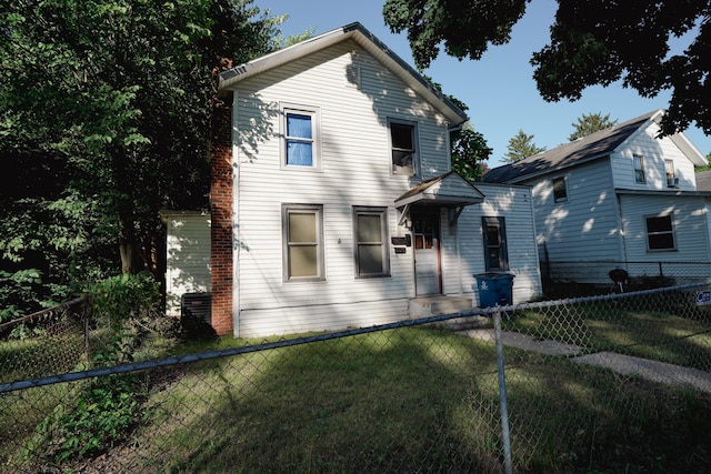 57 S 3rd St, Niles, MI 49120 - traditional-style house featuring a fenced backyard