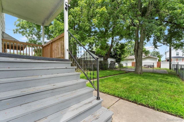 922 Maple, Wyandotte, MI 48192 - view of staircase