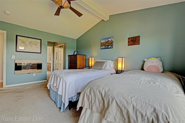 560 Boulder Lake Dr, Oxford, MI 48371 - bedroom featuring carpet floors, a fireplace, ensuite bathroom, and a ceiling fan