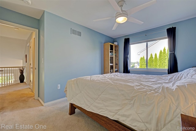 560 Boulder Lake Dr, Oxford, MI 48371 - bedroom with carpet flooring and a ceiling fan