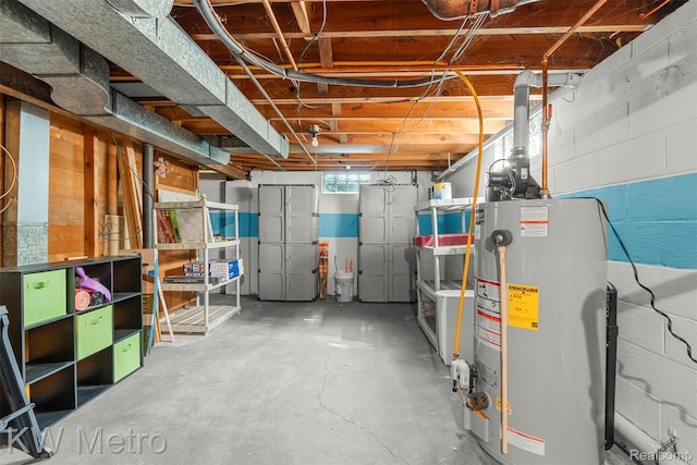 3180 Warringham Ave, Waterford, MI 48329 - below grade area with water heater