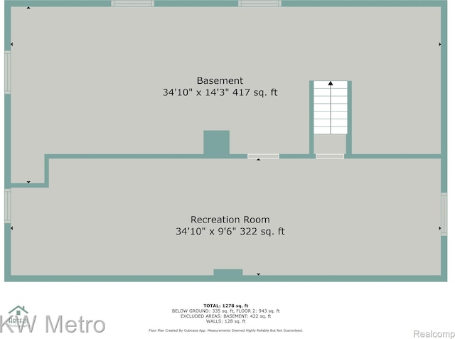 3180 Warringham Ave, Waterford, MI 48329 - view of property floor plan