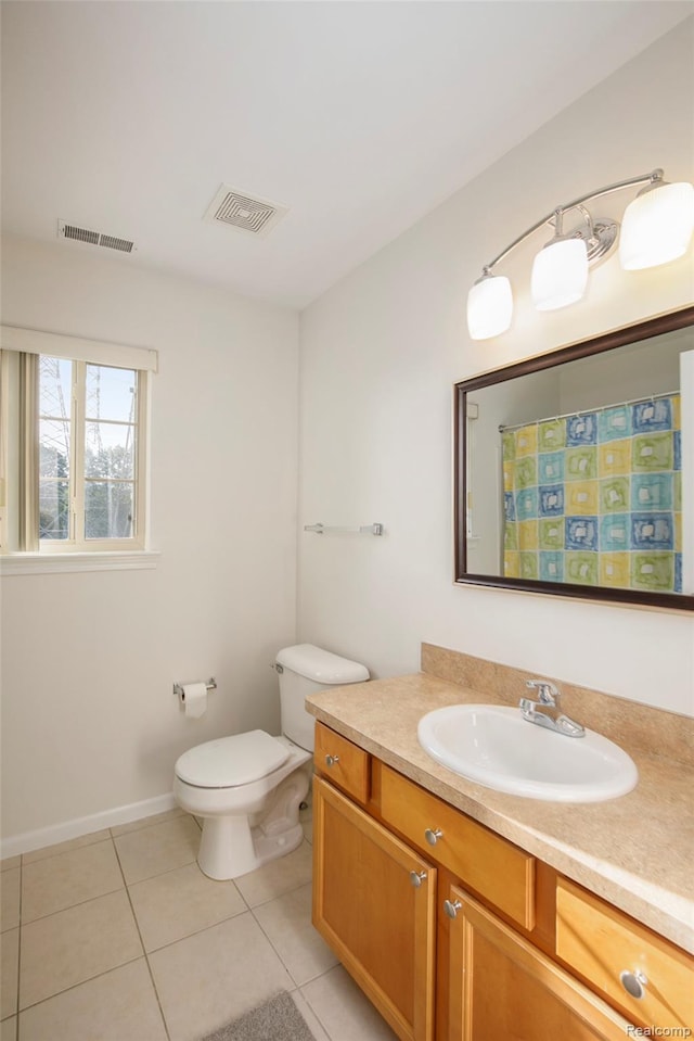 12129 Hidden View Ct, Utica, MI 48315 - full bathroom featuring vanity, tile patterned floors, and curtained shower