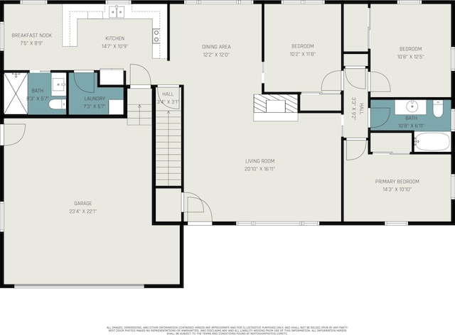 8520 Pennfield Rd, Battle Creek, MI 49017 - view of room layout