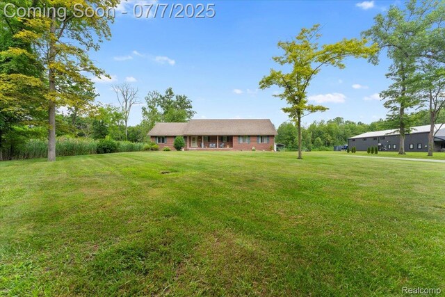 22069 Inkster Rd, Flat Rock, MI 48174 - view of green lawn